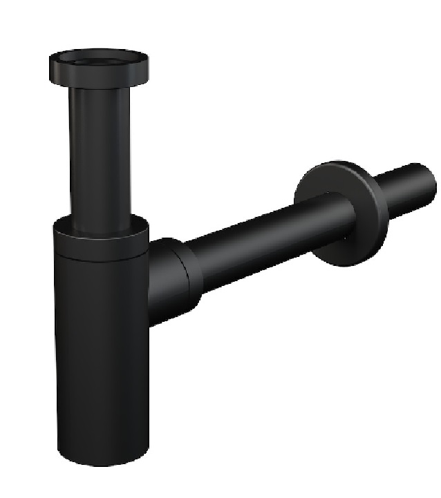 Alcaplast A400black Desing Fém Mosdószifon dn32 fekete/matt