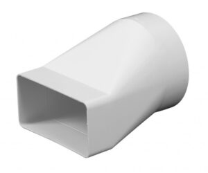 Awenta Egyenes átalakitó Na125 lapos csatornacsőhöz 75x150 mm