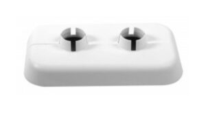 Műanyag dupla takaró rózsa 40 mm