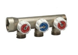 NA Front 1"-3-as nikkelezett szabályzott osztó 90° (13903401)