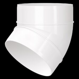Vents Körcsatornához 100/45°könyök idom (VEN-121-45 P)