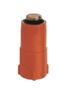 Haas Rézmenetes vakdugó 1/2" piros (3375)