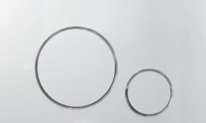 Alcaplast nyomólap falsik alatti szerelési rendszerhez matt-króm (M672)