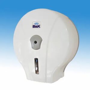 B & K Wc papir tartó közepes tekercshez műanyag fehér (BKH0032411)