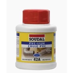 Soudal oldószeres PVC csőragasztó 42A 250ml ecsettel (100031)