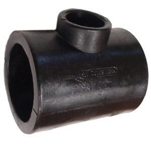 Kpe süthető tokos szűkített T-idom PE100