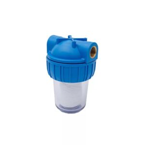 Vízszűrő 5"-os házzal réz bm csatlakozással