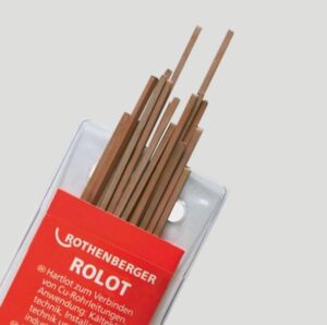 Rothenberger Rolot keményforrasz ezüst pálca S5 L-Ag5P 2x2 mm 60db/csomag ( 40005)