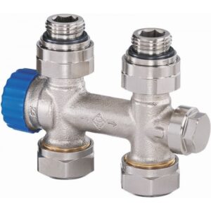 Heimeier Multilux Radiátorszelep, egyenes belső, egycsöves 50% 15 1/2" (3854-02.000)