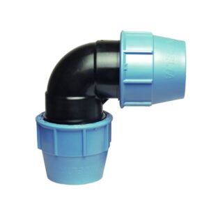 Unidelta KPE könyök 90x90 szoritó gyűrűs (909090)