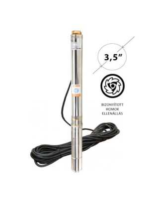 IBO 3,5SDm 2/12 Homoktűrő csőkút szivattyú +20m kábel (3,5SDM)