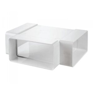 Vents műanyag T-idom 55x110 laposcsatornához