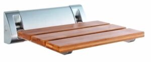 AQUALINE Zuhanyülőke 32x23 cm terhelhetőség 160 kg bambusz (AE236)