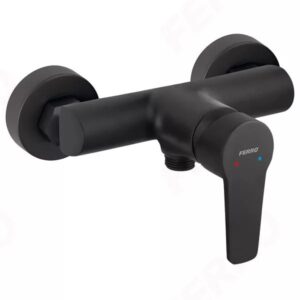 Ferro Ritto Black zuhany csaptelep zuhanyszett nélkül, fekete (BTR7BL)