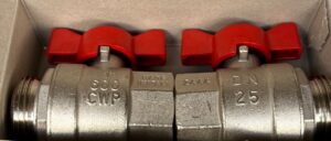 Uponor varió golyocsap 1" Fix kb (1 CSOMAGBAN =2 DB VAN) szett (1059132)