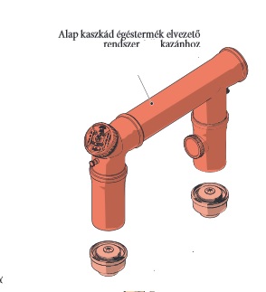 Biasi Alap kaszkád égéstermék elvezető rendszer kazánhoz (10999.1097.0)