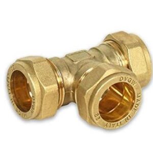 Roppantógyűrűs csatlakozó T-idom