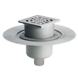 Viega 100x100 mm nemesacél teraszlefolyó (284688)