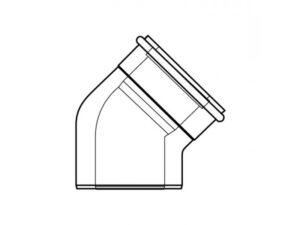 Almeva LIK iv idom 45° 80/125 PPH/PPH (LPBK48)