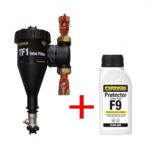 Fernox Total filter TF1 3/4" rendszerbe épithető kombinált szűrő+265 ml (62764)