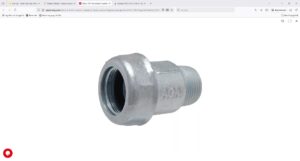 Gebo KM 5/4" acél gyorskötő (011500004)