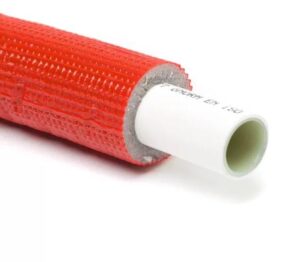 Wavin K1 Szigetelt többrétegű cső 16x2 piros 50fm/tek (FFCSZ16P)
