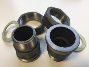 Atusa fekete 1"-6/4" szivattyú csatlakozó (C4221057)