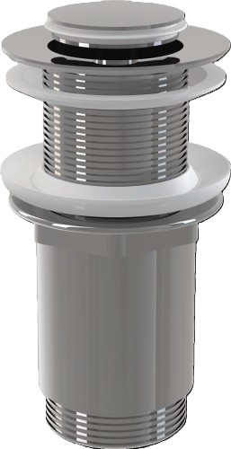 Alca Mosdó leeresztő 5/4" túlfolyó nélkül kis dugóval click-clack (A394)