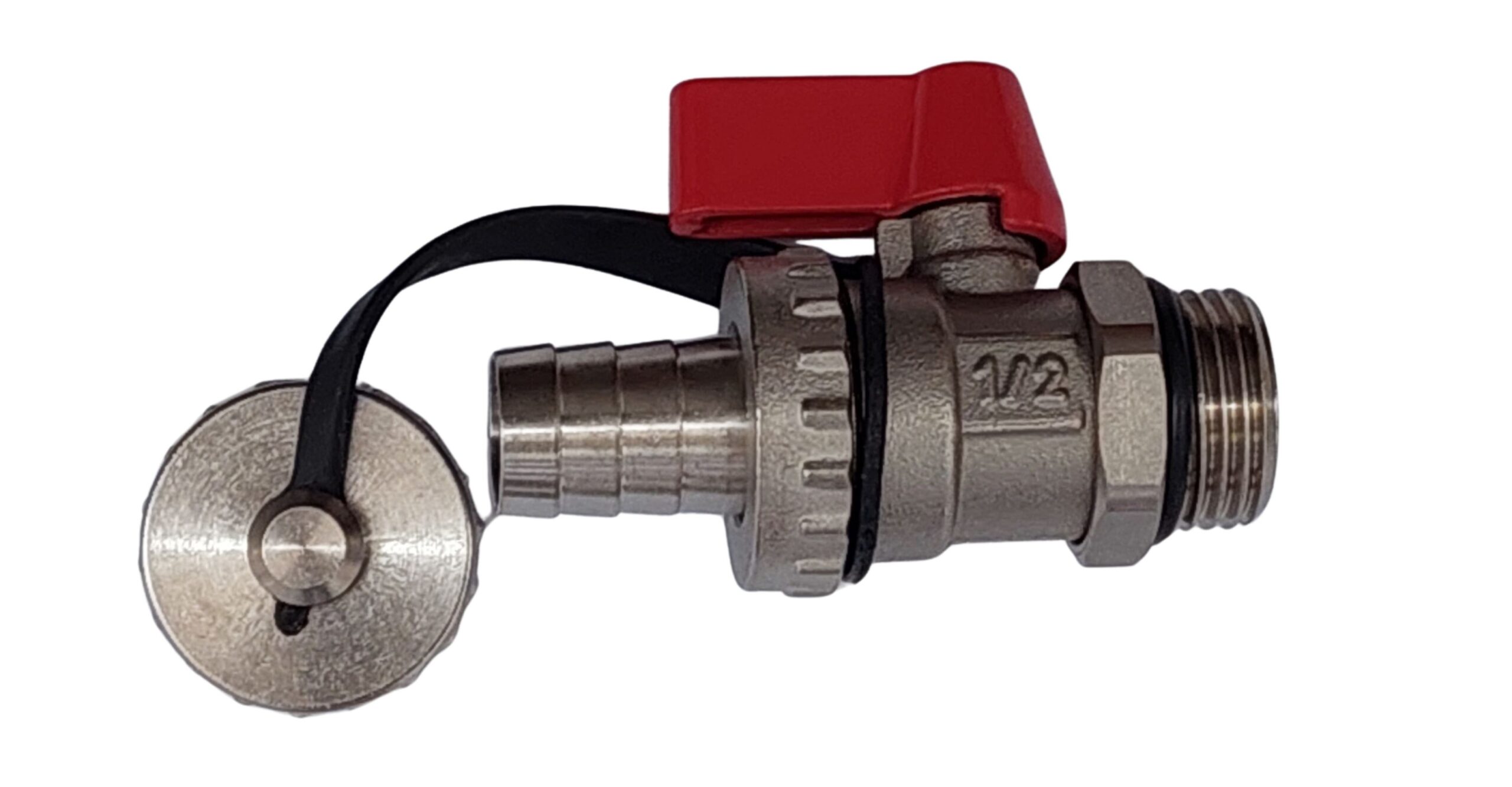 Kazántöltő és üritőcsap 1/2" piros (ZZ18544)
