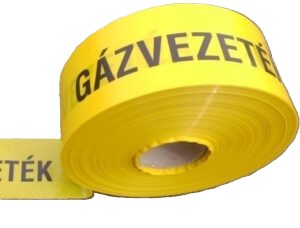 Gázvezeték jelzőszalag 300 fm/tekercs (330010196)