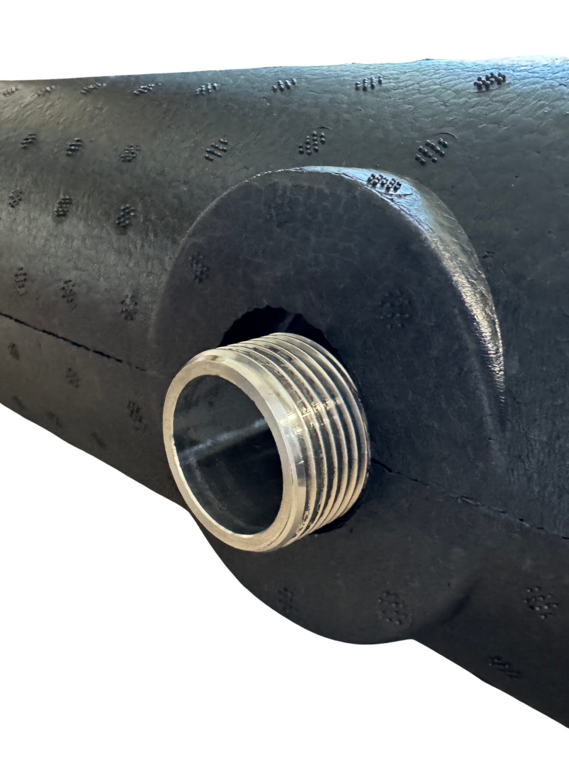 Dunaterm hidraulikus váltó 6x1" csatlakozás Inox szigeteléssel csonk közeli