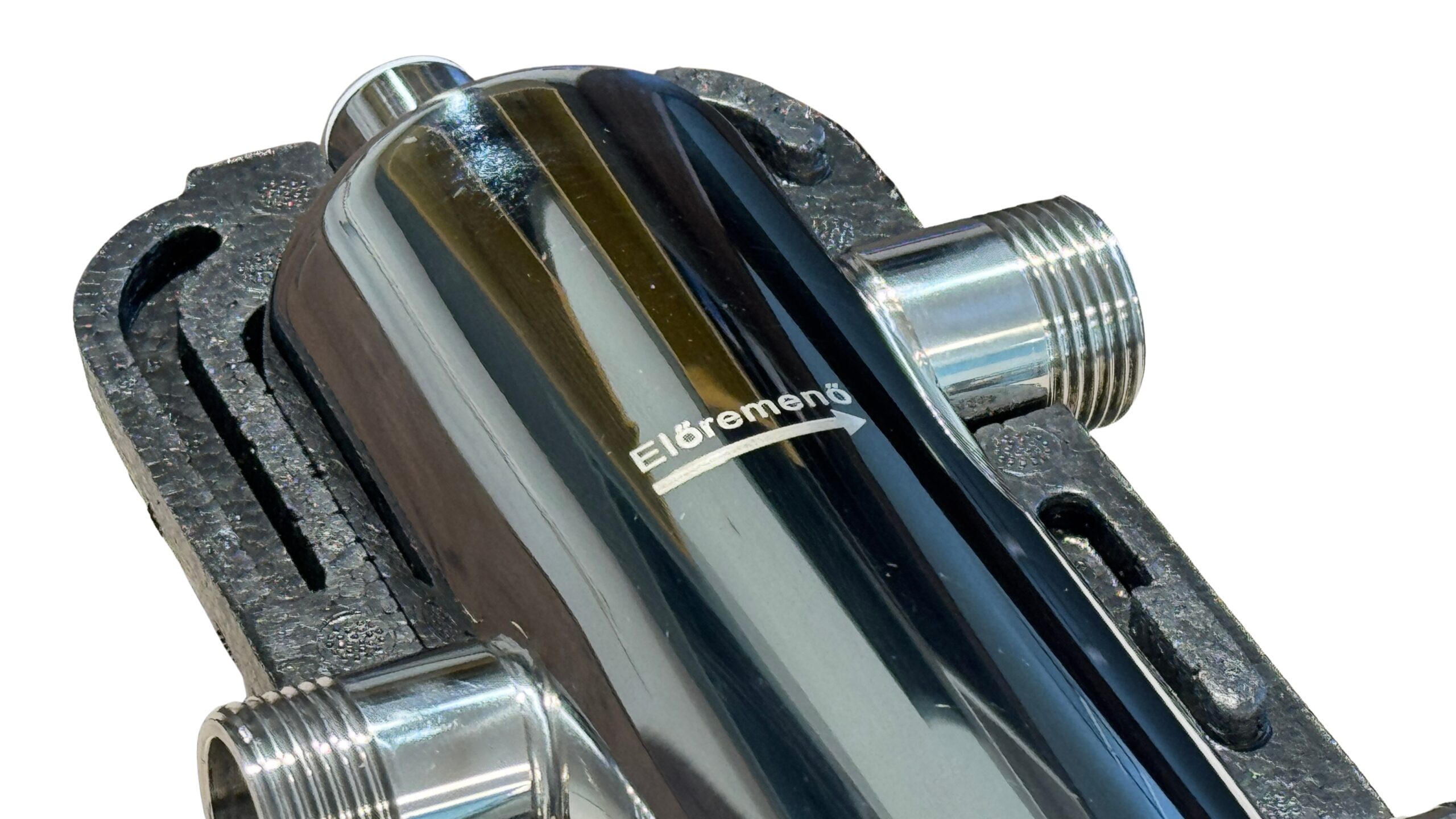 Dunaterm hidraulikus váltó 6x1" csatlakozás Inox szigeteléssel előremenő