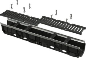 Alca  Kültéri folyóka öntöttvas ráccsal C250 (AVZ103-R202)