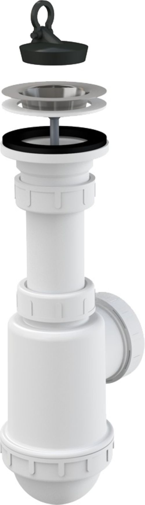 Alca Mosogató szifon leeresztővel Dn70 (A441-Dn50/40)