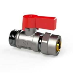 Arco  Fix kb golyóscsap piros  1/2"-16x2 (868015)