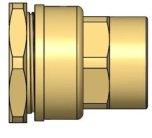 Arco Kpe Tömszelencés 32-1"" Bm egyenes összekötő (60032)