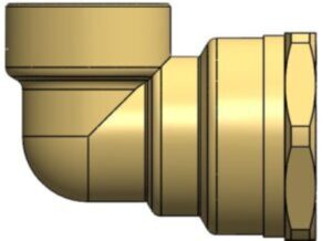 Arco Kpe Tömszelencés 25-3/4" Bm könyök Pn16 (65025)