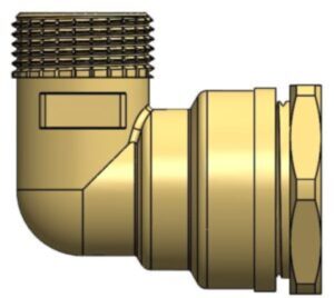 Arco Kpe Tömszelencés 25-3/4" Km könyök Pn16 (64025)