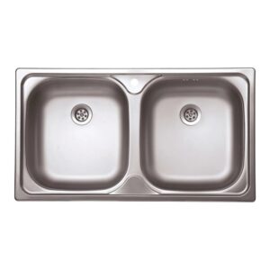 EVIDO FLEX DUO kétmedencés rozsdamentes mosogató 780x435mm (105585)