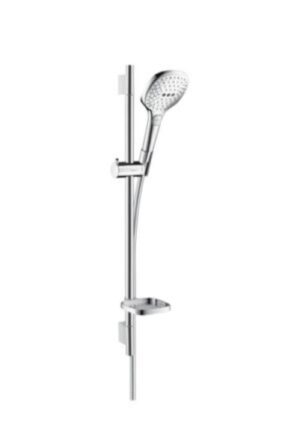 HANSGROHE Raindance Select E zuhanyszett 120 3jet 65 cm-es zuhanyrúddal és szappantartóval króm (26620000)