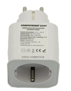Computherm Q2RF kapcsolójel továbbitó dugó (3400101769)