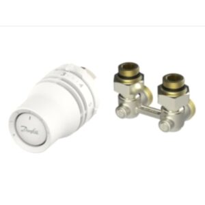 Danfoss Redia + RLV-KB sarok H szett + termofej M30×1.5 (015G5323)