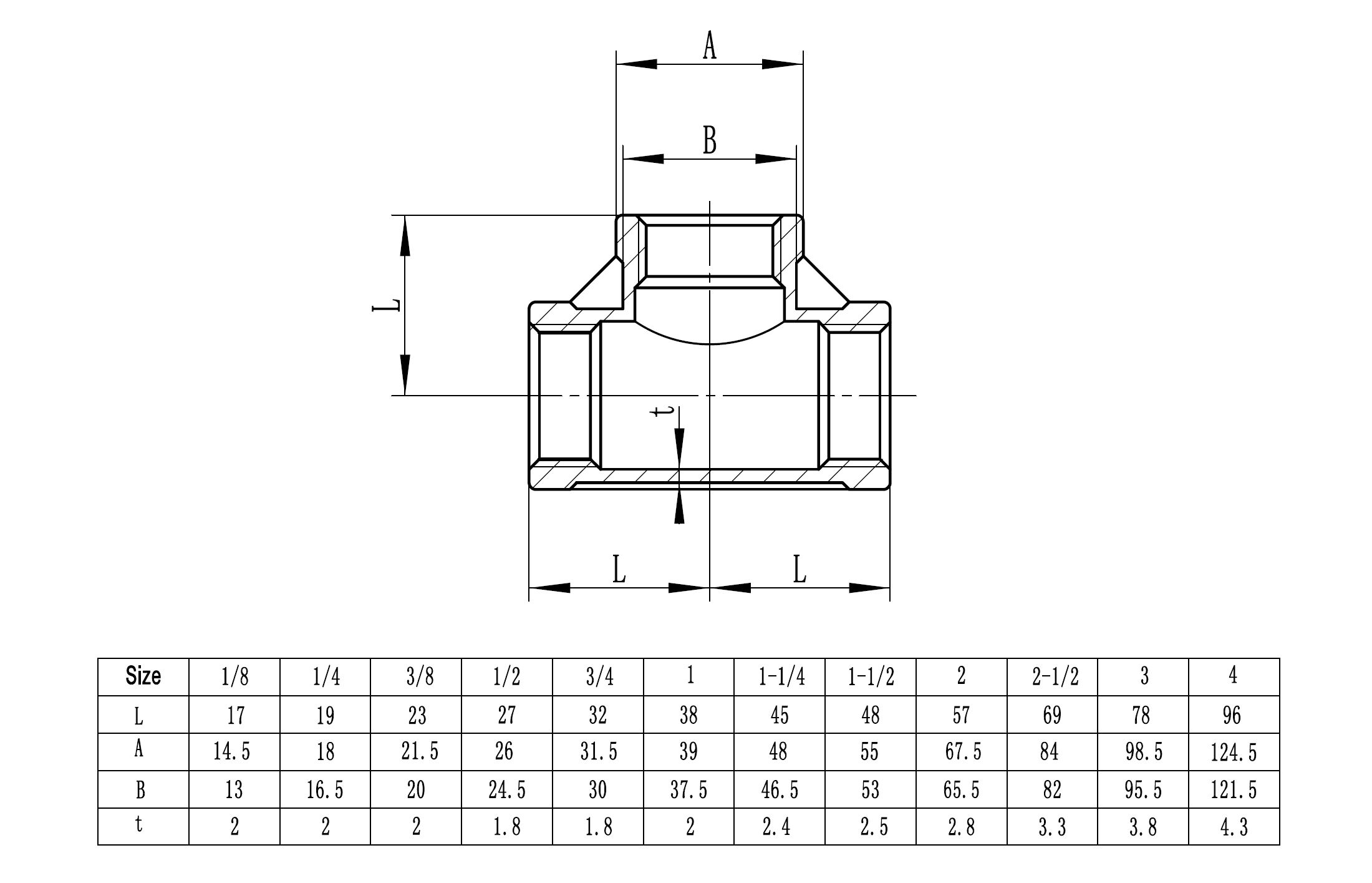 DUNATERM INOX T-IDOM 2" (AISI 316) - Image 2