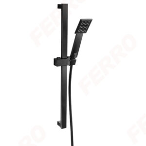 Ferro SINUS rudas zuhanyszett, fekete (N170BL-B)