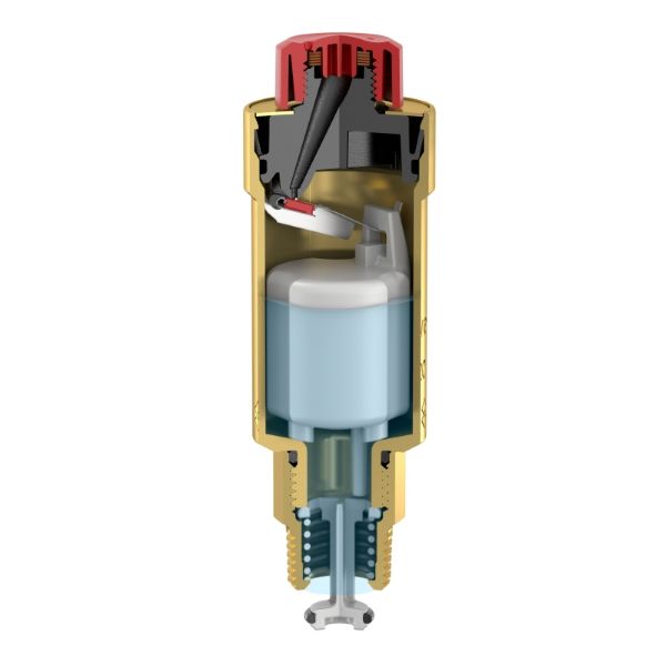 Flamco Flexvent 1/2" Automata légtelenitő nikkelezett (27742) - Image 2