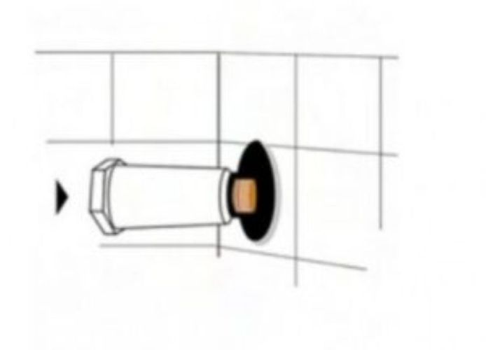 Haas Nyomáspróba dugó fehér 3/4" (6602) - Image 2