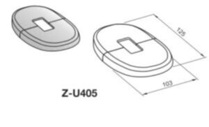 Korado takarórózsa új tipusú tartóhoz ZU403-hoz (ZU405)