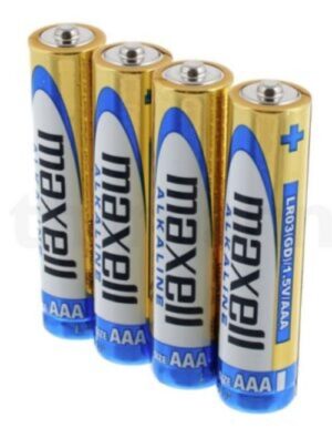 Maxell Alkáli ceruzaelem mini AAA LR03 bliszteres 4 db/csom.(ELEM-MAX-LR03-B)