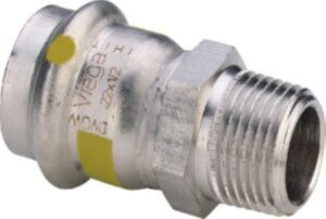 M Viega Inox G 28-1" Km menetvég gázra (486785)