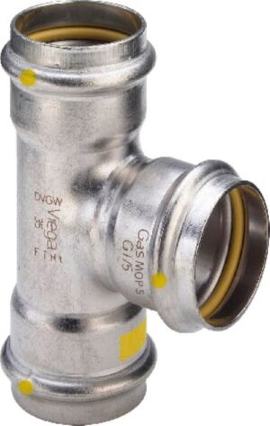M Viega Inox G 18-15-18 szükitett T-idom gázra (486471)